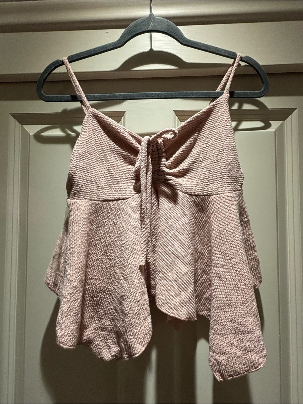 NWT Blush Tie-Front Knit Camisole